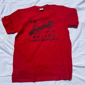 Vintage Great Wall of China Shirt, XL